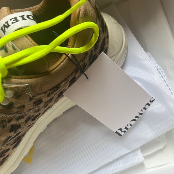 Rare Diemme Different Animal chunky Leopard Print sneaker - Picture 5 of 5